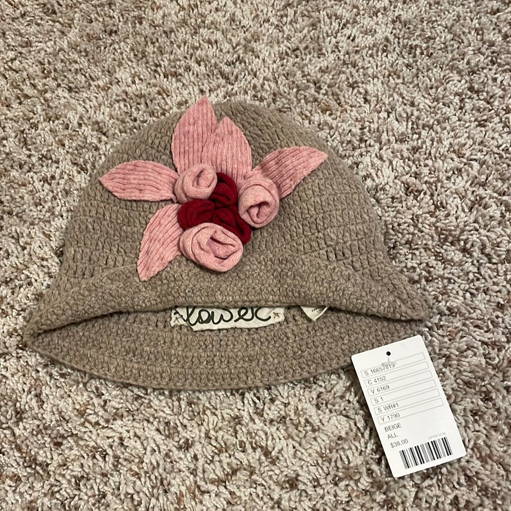 NWT - Anthropologie - Field and Flower winter hat; one size